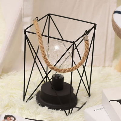 Iron Frame Night Light, Portable Night Light