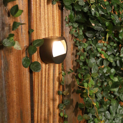 Circle Solar Fence Light - Set of 4