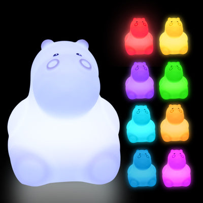 Hippo Night Light - Multicolour