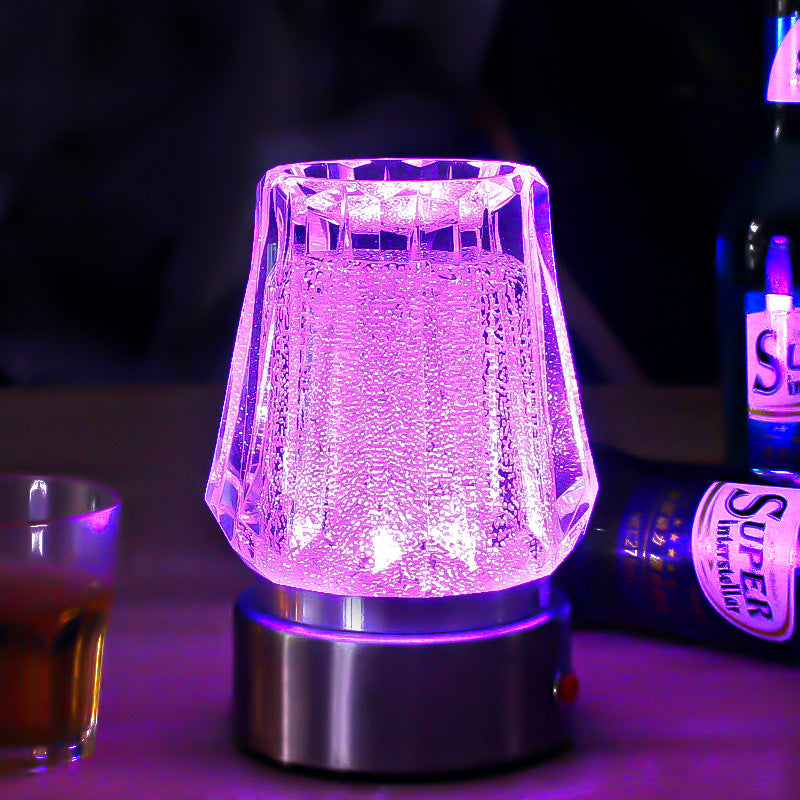 Crystal Column Bar Night Light