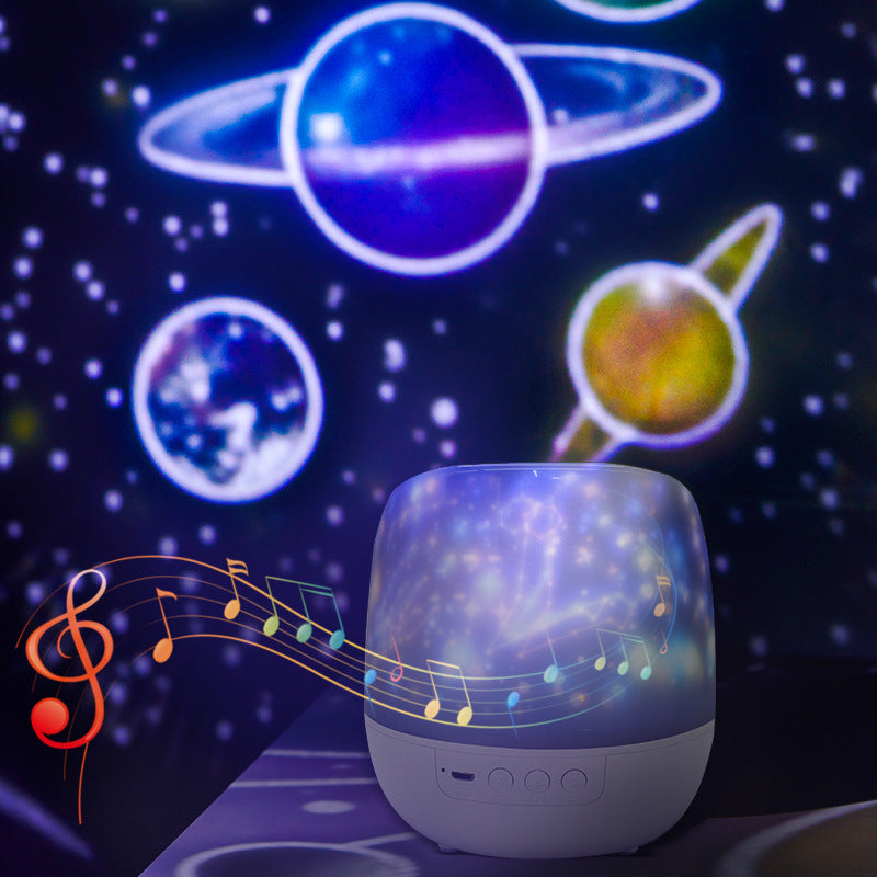 Star Projection Light ,Square Night Light, Mood Night Light With 6 Patterns