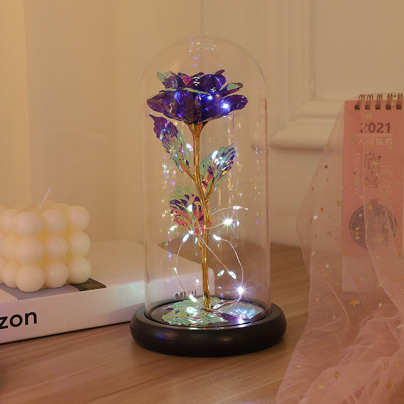 Forever Preserved  Rose In Dome, Flower Night Light