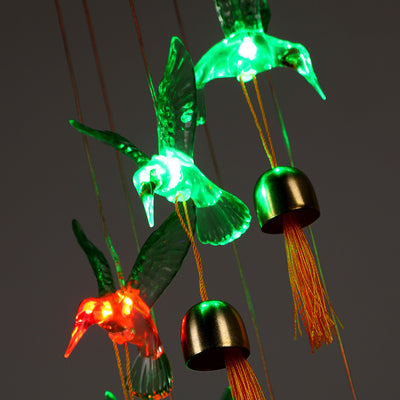 Solar Garden Light, Solar Bird Wind Chimes, Solar Garden Decoration