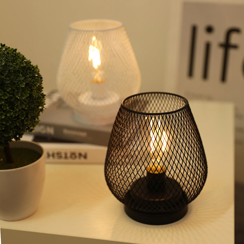 Creative Wire Mesh Night Light, Bar Table Light