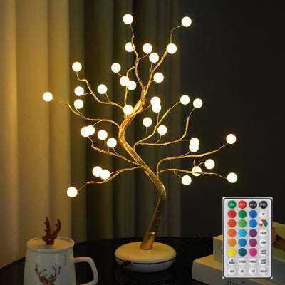 Wishing Tree Light, Table Night Light With Seven Colors