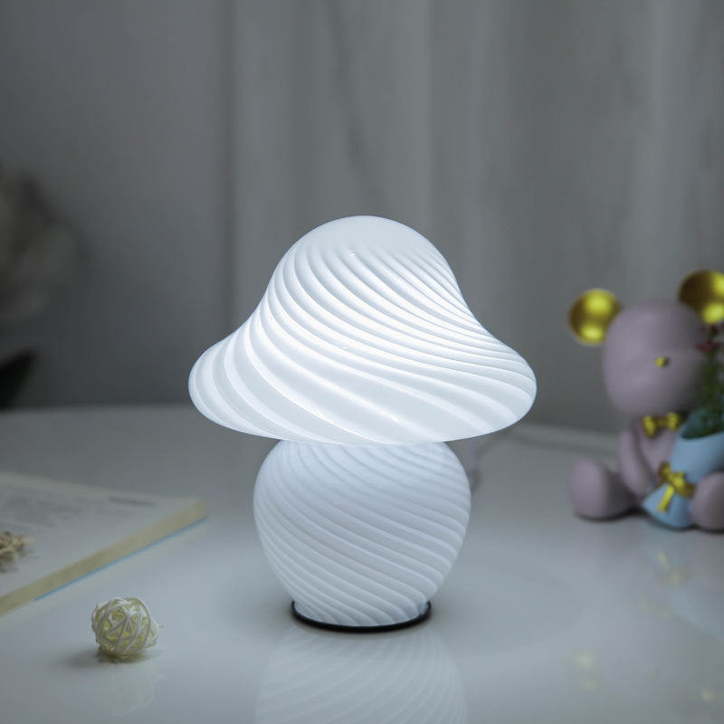 Mushroom Glass Night Light