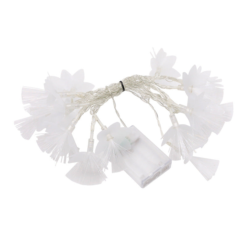 Flower String Light Led Fiber Optical Fiber Fairy Lights, Battery Operated