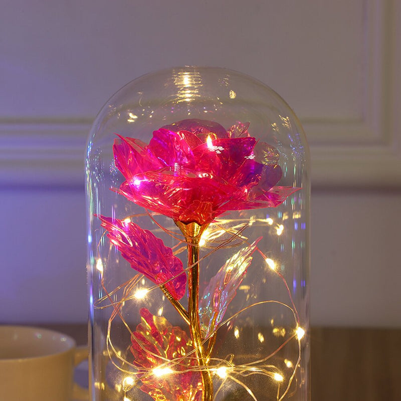 Forever Preserved  Rose In Dome, Flower Night Light