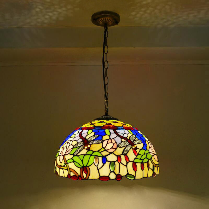 Originality Retro Pendant Light, Tiffany Lamp, Dining Room Light