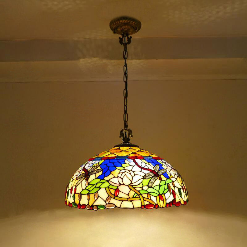 Originality Retro Pendant Light, Tiffany Lamp, Dining Room Light