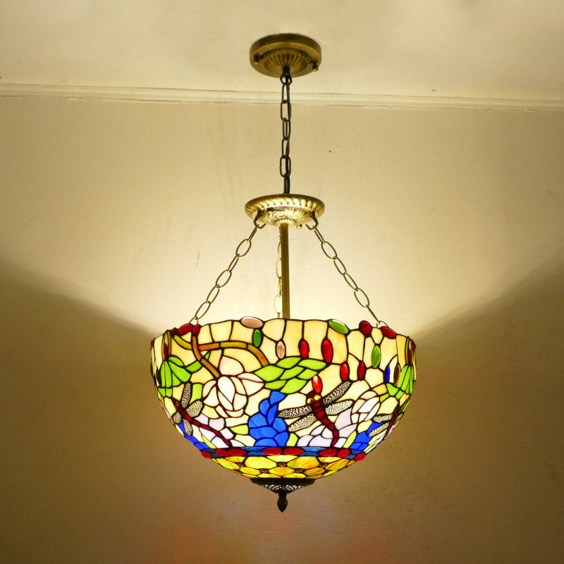 Originality Retro Pendant Light, Tiffany Lamp, Dining Room Light