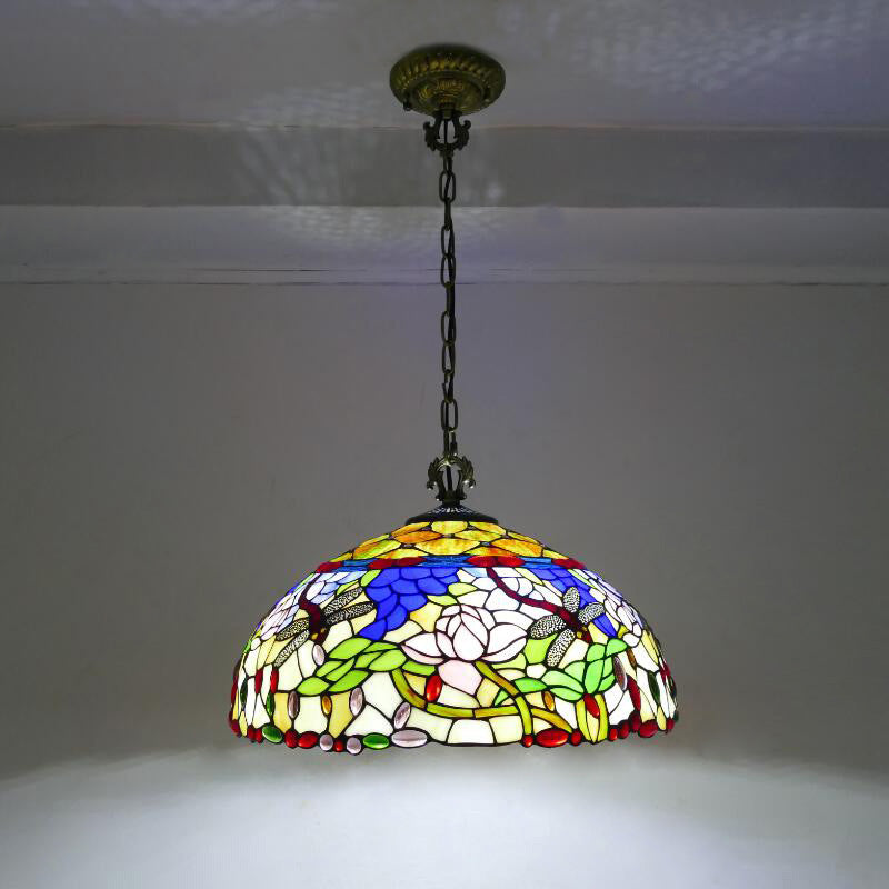 Originality Retro Pendant Light, Tiffany Lamp, Dining Room Light