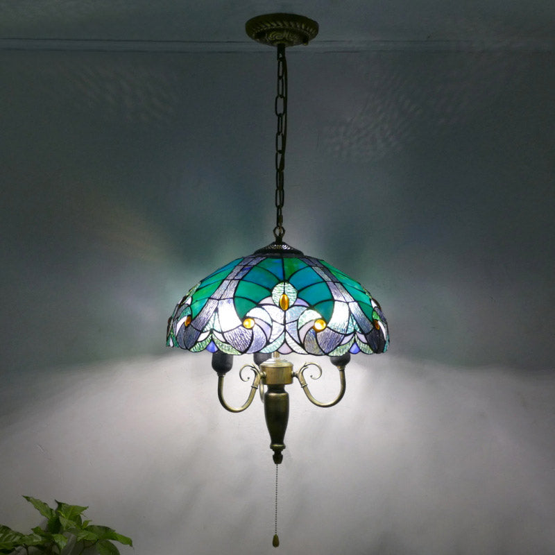 Pendant Light, Iron Tiffany Lamp, Living Room Light