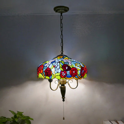 Pendant Light, Iron Tiffany Lamp, Reading Light