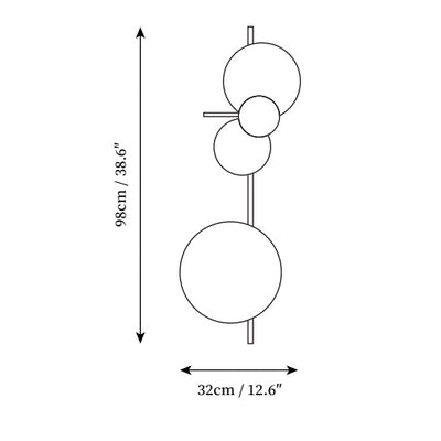 Planet Wall Lamp, Wall Light for Living Room