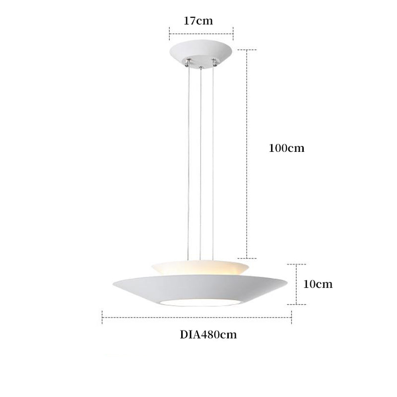 Plate Hanging Light, Hanging Light for Dining Room