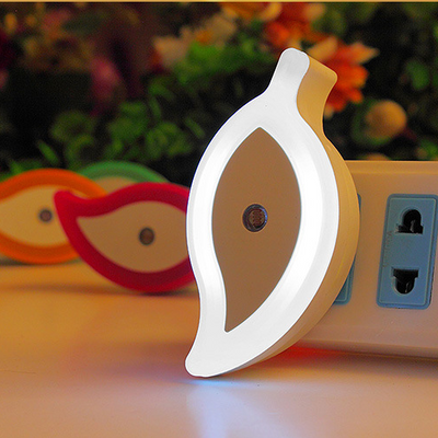 Plug In Night Light, Mini Hand Leaf Night Light