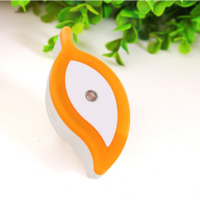 Plug In Night Light, Mini Hand Leaf Night Light