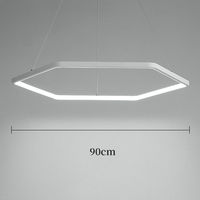 Polygon Chandelier, Pendant for Living Room