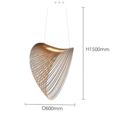 Post Modern Scandinavian Pendant Light, Simple Exhibition Hall Light, Living Room Light