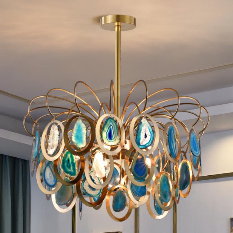 Postmodern Pendant Light, Light Luxury Bedroom Light, Reading Light