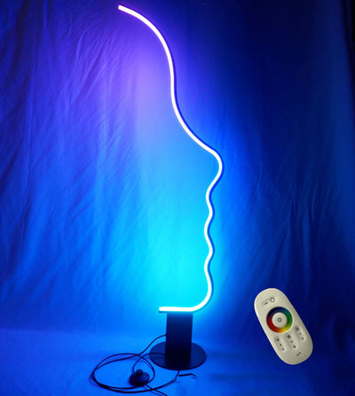 RGB Colorful Face Floor Light, Mood Night Light