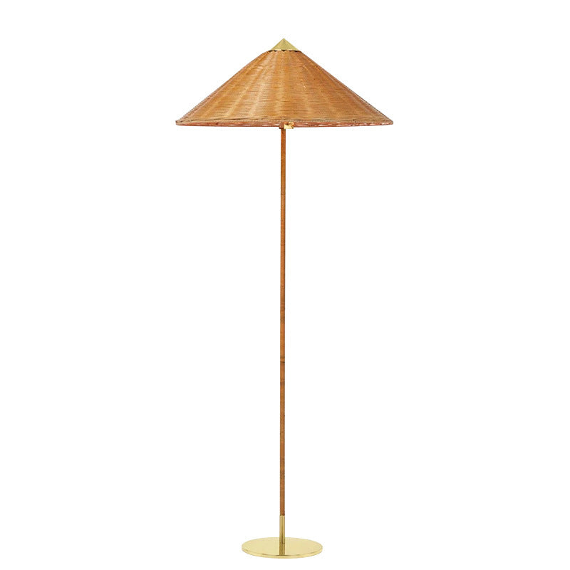 Rattan Floor Lamp, Bedroom Light, Living Room Light