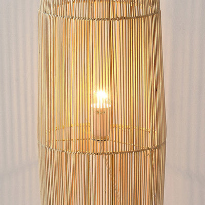 Rattan Floor Lamp, Japanese Bedroom Light, Living Room Light