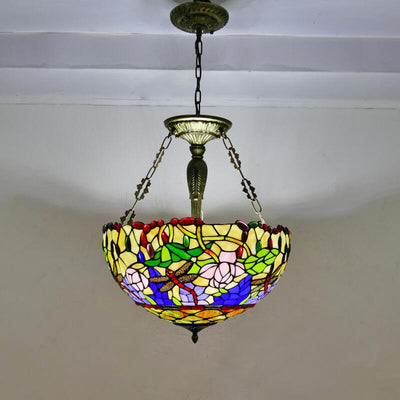 Retro Glass Pendant Light, European Style Light, Living Room Light