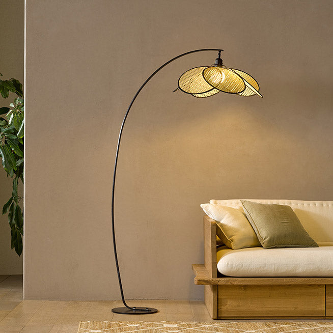 Retro Japanese Floor Lamp, Living Room Light, Bedroom Light