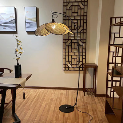 Retro Japanese Floor Lamp, Living Room Light, Bedroom Light