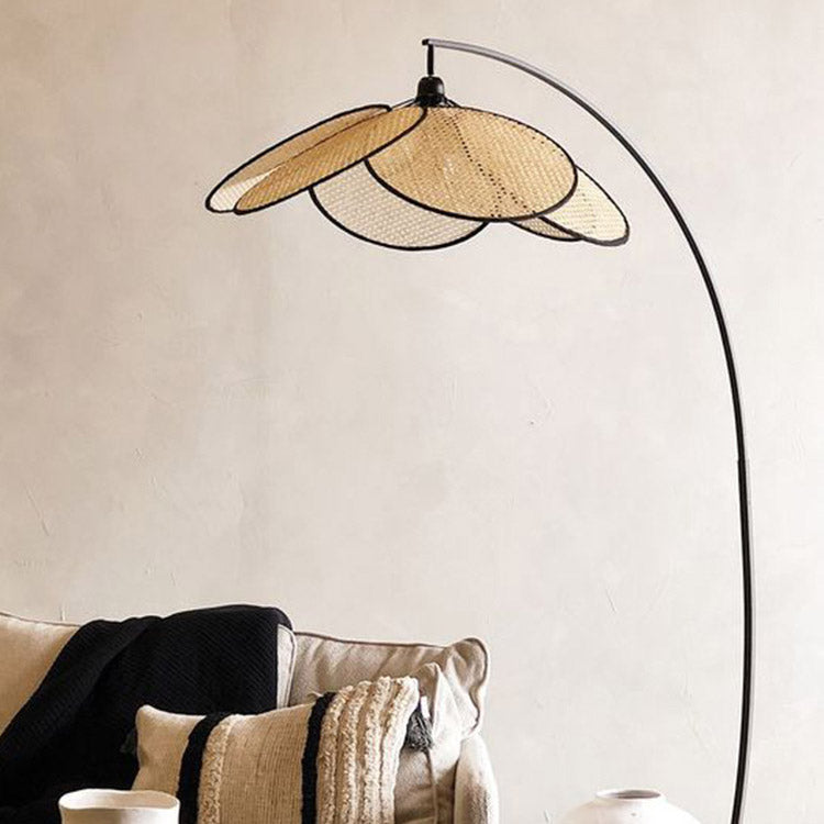 Retro Japanese Floor Lamp, Living Room Light, Bedroom Light