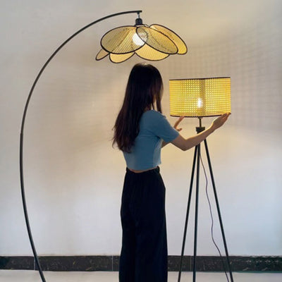 Retro Japanese Floor Lamp, Living Room Light, Bedroom Light