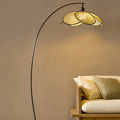 Retro Japanese Floor Lamp, Living Room Light, Bedroom Light