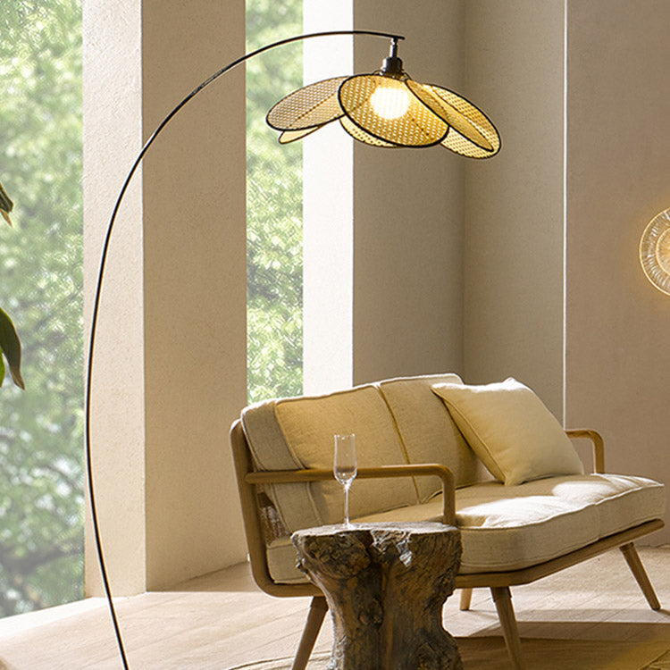 Retro Japanese Floor Lamp, Living Room Light, Bedroom Light