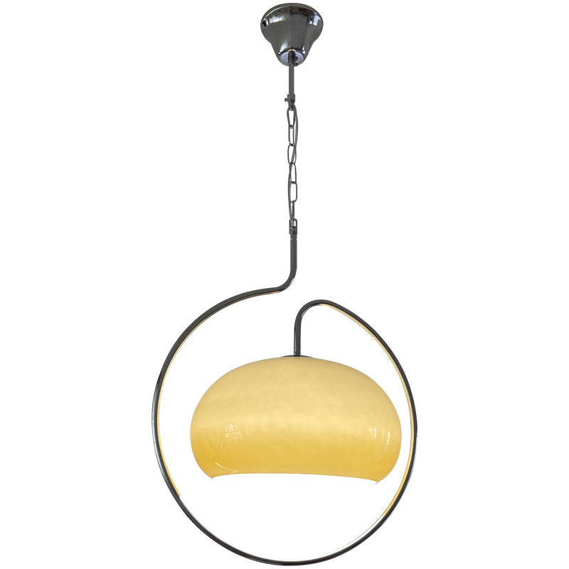 Retro Simple Glass Pendant Light, Living Room Light, Hallway Light