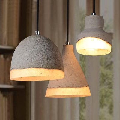 Rinbow Chandelier, Cement Pendant Light, Living Room Light, Dining Room Light