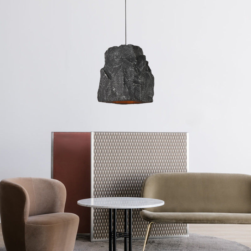 Rock Chandelier,  Artistic Handmade Pendant Light, Living Room Light, Dining Room Light