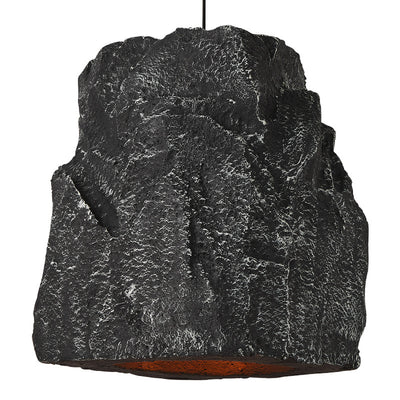 Rock Chandelier,  Artistic Handmade Pendant Light, Living Room Light, Dining Room Light