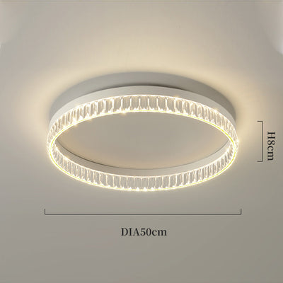 Romantic Modern Ceiling Light, Bedroom Ceiling Light, Flush Mount Ceiling Fixture