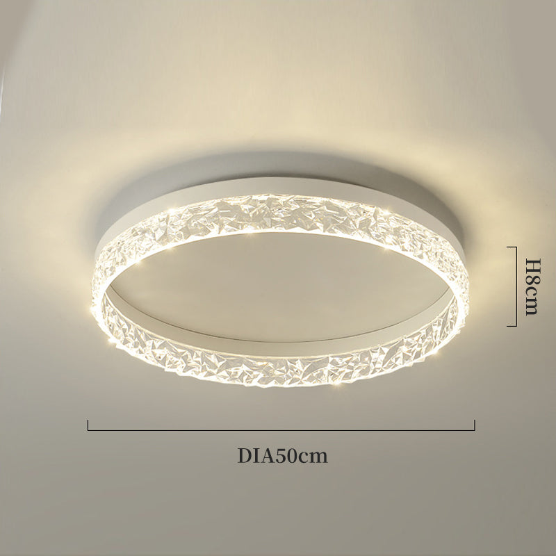 Romantic Modern Ceiling Light, Bedroom Ceiling Light, Flush Mount Ceiling Fixture