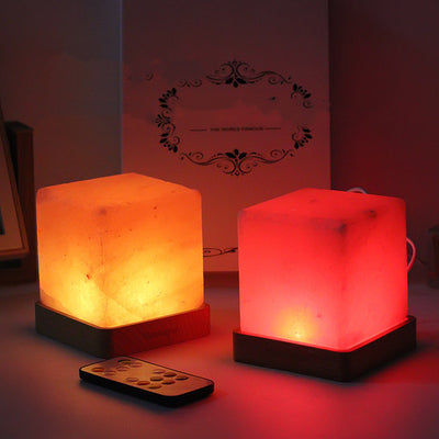 Salt Night Light, Square Salt Light