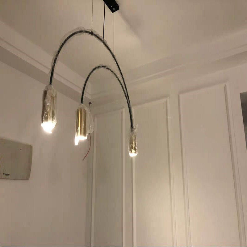 Scandinavian Arch Pendant Light, Dining Room Light, Living Room Light