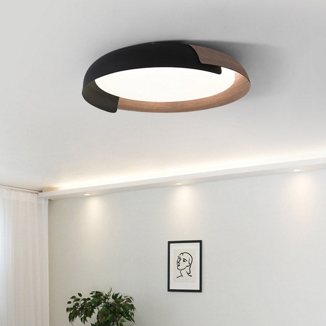 Scandinavian Glass Ceiling Light, Reading Light, Living Room Light