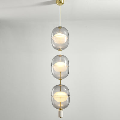 Scandinavian Glass Pendant Light, Dining Room Light, Living Room Light