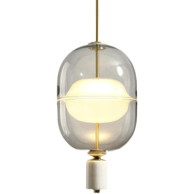 Scandinavian Glass Pendant Light, Dining Room Light, Living Room Light