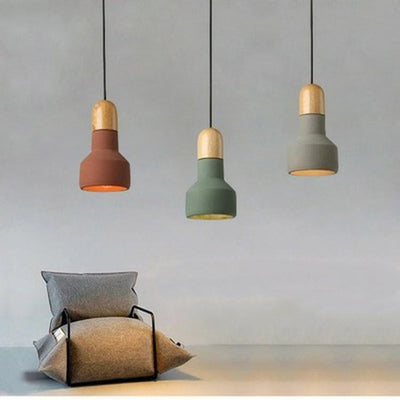 Scandinavian Industry Pendant Light, Single Bedroom Light, Modern Light