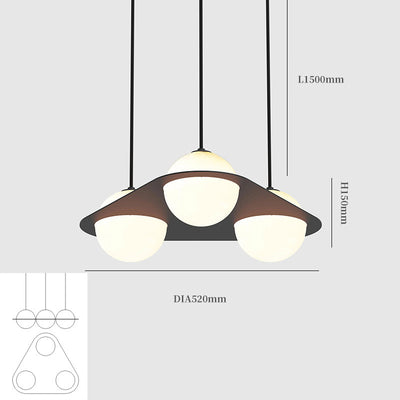 Scandinavian Modern Pendant Light, Simple Bedroom Light, Dining Room Light