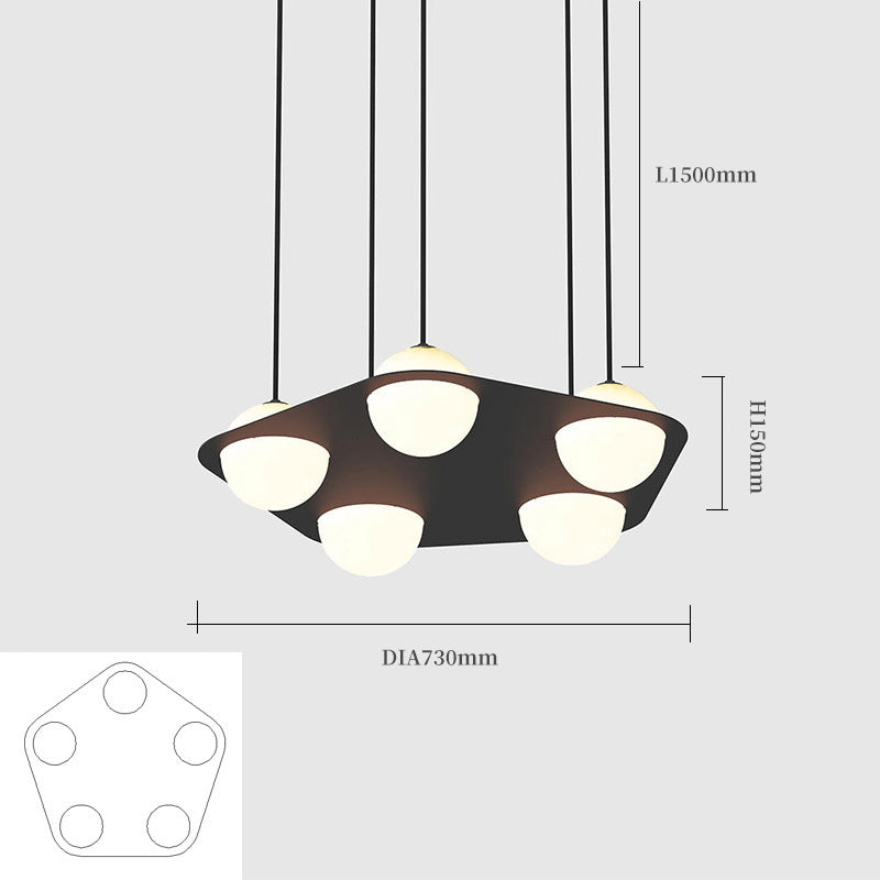 Scandinavian Modern Pendant Light, Simple Bedroom Light, Dining Room Light