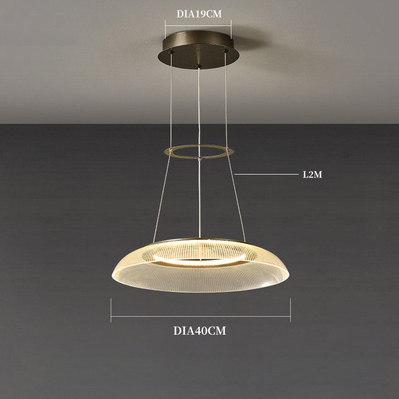 Scandinavian Modern Ring Chandelier, Reading Light, Living Room Light